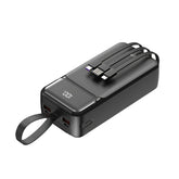 Aspor A317 30000mAh PowerBank 22.5W PD 20W Fast Charging Built in Cable Portable